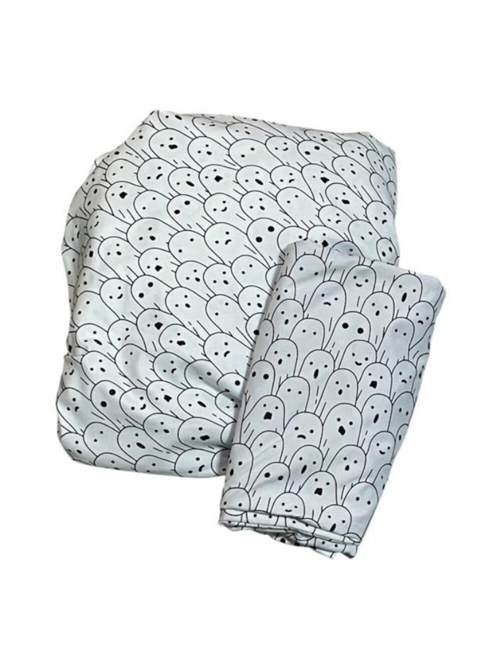 Trick Or Treat Ghost Ghostie Twin Fitted Sheet and Pillowcase Halloween